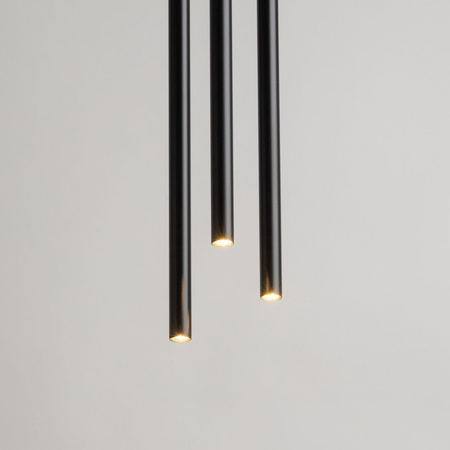 Lampa wisząca sople czarna Sigma Lighting SOPEL 3 koło 33622