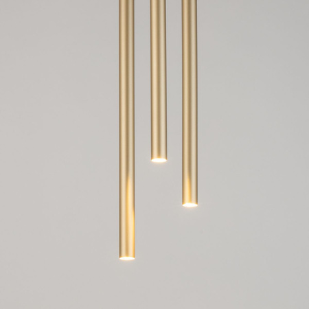 Lampa wisząca sople złota Sigma Lighting SOPEL 3 koło 33624