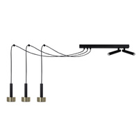 STAMP SPIDER 3 zwis + 1 czarny/złoty szczotkowany 41258