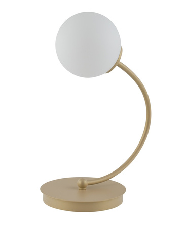 Lampka klosz kula złoto-beżowa Sigma Lighting VELVET 50303