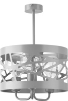 Lampa wisząca metalowa szara Sigma Lighting MODUŁ FREZ L 31240