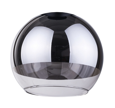 Klosz kulka szklany chrom 14cm E27