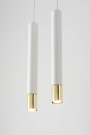Lampa wisząca tuby sople biało-złota Sigma Lighting SOPEL GRAND 2 33387