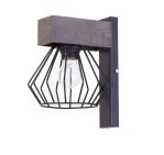 Kinkiet TORINO druciany loft 31697 drewno