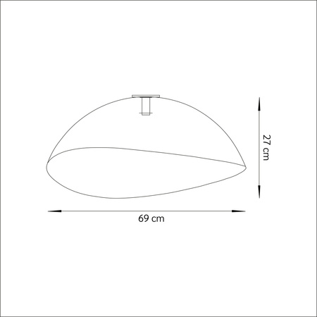 Plafon z żywicy czarno-miedziany Sigma Lighting Solaris L 40606