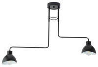 Lampa sufitowa nowoczesna czarno-biała Sigma Lighting - HOLI 2 32447