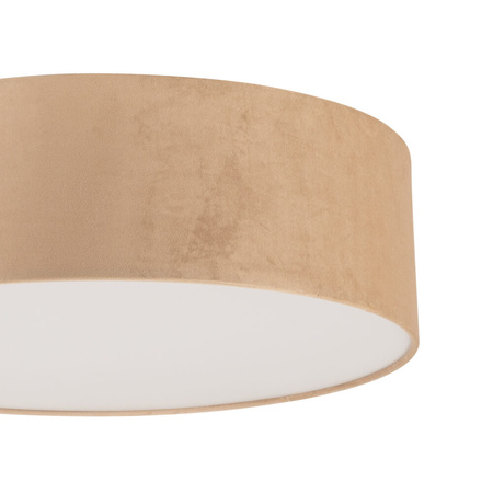 Plafon okrągły welurowy beżowy Sigma Lighting SOFT L 40655