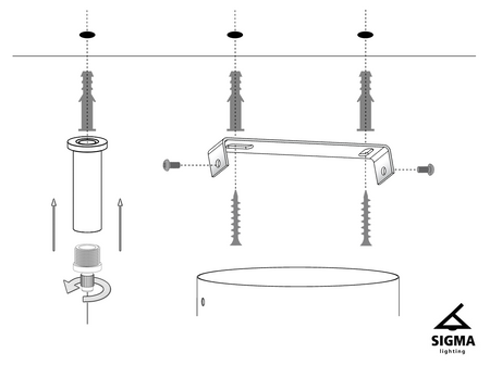Lampa wisząca mleczne kulki złoto-beżowy Sigma Lighting ANDY 5 33612