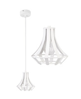 Lampa wisząca loftowa biała Sigma Lighting POLA S (fi17cm) 30920