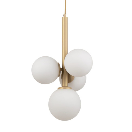 Lampa wisząca kule Sigma Lighting - PERLA 4 złoty beż 33606