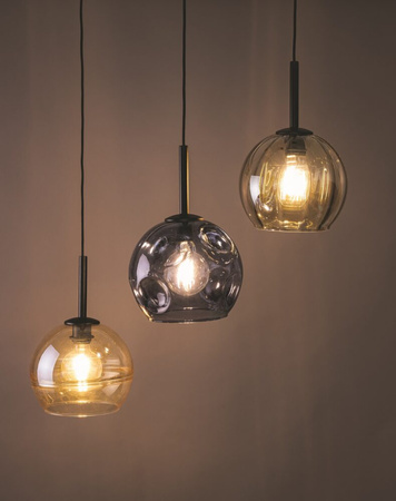 Lampa wisząca ze kloszem bursztynowa Sigma Lighting COMO E Duży 32018 I Wysyłka 48h