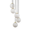 Lampa wisząca mleczne kule Sigma Lighting - PIANO 5 33659