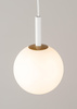 Lampa wisząca kula biała Sigma Lighting GAMA 1 33405