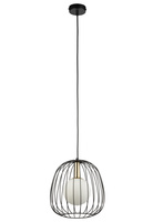 Lampa wisząca druciana BELL 1 S czarno-złota 40726