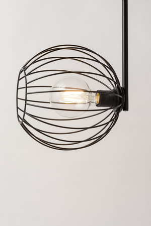 Lampa sufitowa druciana czarna Sigma Lighting CHERRY 1 32361