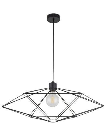 Lampa wisząca geometryczna diament czarna Sigma Lighting - VARIO L 40555