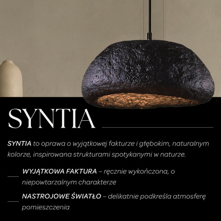 SYNTIA S 1 zwis czarny 41429
