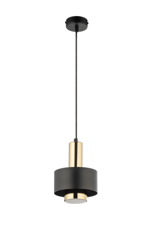 Lampa wisząca metalowa czarno - złota Sigma Lighting RIF LUX 1 S 40718