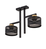 Plafon abażury czarno-złoty Sigma Lighting OFF 2 32139