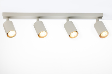 Reflektory sufitowe led szary beż Sigma Lighting ZOOM 4 41516