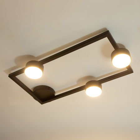 FRAME 3 plafon czarny 41278	