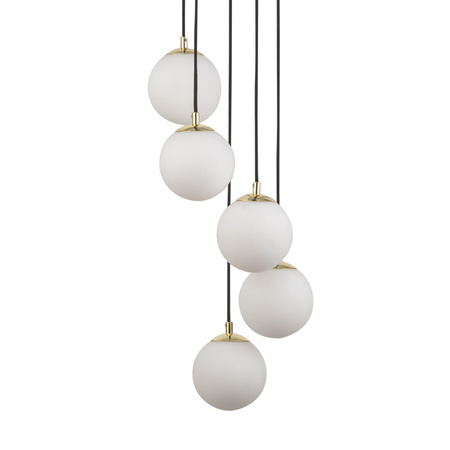 Lampa wisząca mleczne kule Sigma Lighting - PIANO 5 33659