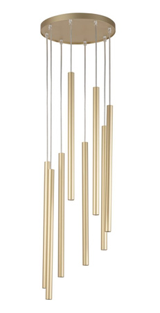 Lampa wisząca sople złota Sigma Lighting SOPEL 8 koło 33630