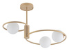 Lampa sufitowa okręgi kule złoto-beżowa Sigma Lighting - AQUA 3 33467