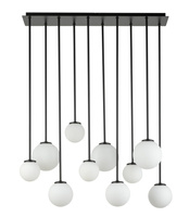 Plafon żyrandol kulki biały Sigma Lighting - TULIA 10 długi 33491