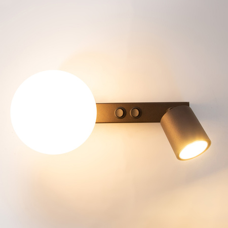 TAVIRA kinkiet 1+1 brąz 41266