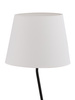 Lampa podłogowa z abażurem biało-czarna Sigma Lighting LIZBONA 50230