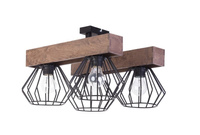 Plafon druciany loftowy brąz Sigma Lighting TORINO 4 31695