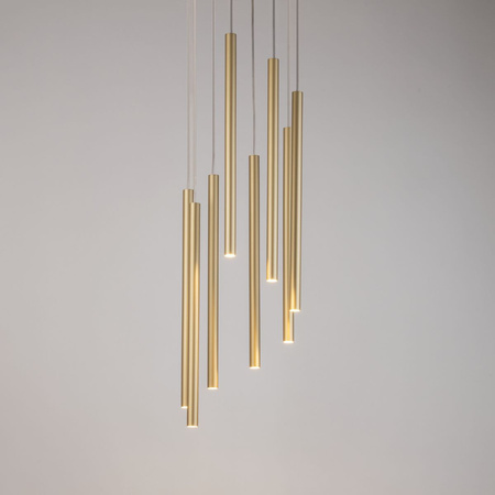 Lampa wisząca sople złota Sigma Lighting SOPEL 8 koło 33630