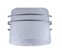 Klosz alabaster biały E27 szklany