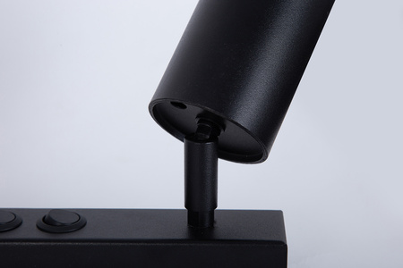 TAVIRA kinkiet czarny 1+1 41259