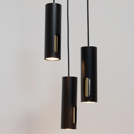 FLOW 3 zwis koło czarny/złoty 41222	