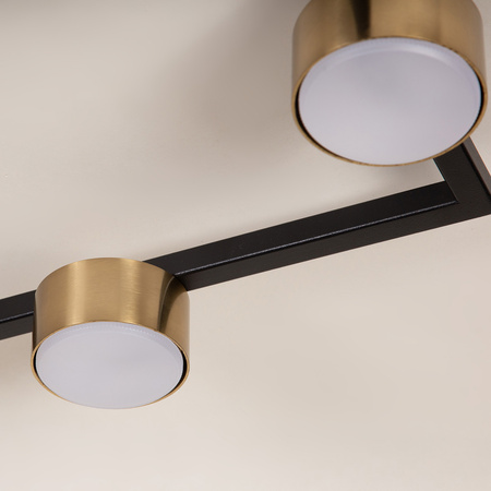 FRAME 2 plafon czarny/złoty 41283	