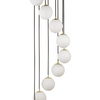 Lampa wisząca kaskada kule Sigma Lighting - PIANO 9 33661