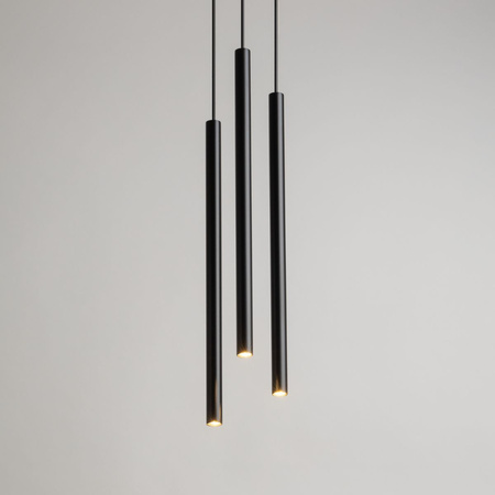 Lampa wisząca sople czarna Sigma Lighting SOPEL 3 koło 33622