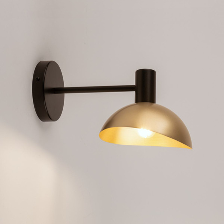 Kinkiet nowoczesny czarno-złoty Sigma Lighting ARTIS 40570