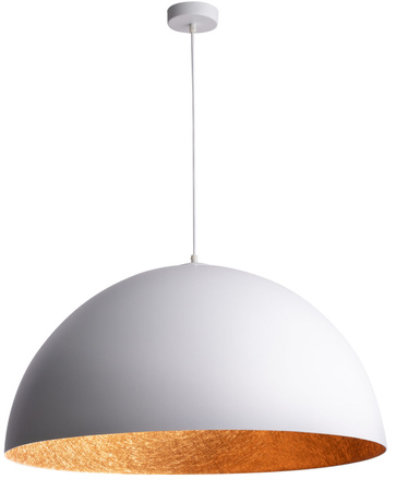 Lampa wisząca duża 90cm  biało-miedziana Sigma Lighting SFERA 90 30128