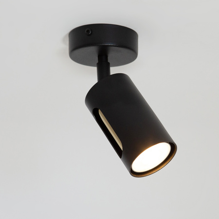 FLOW 1 kinkiet czarny/złoty 41216