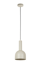Lampa wisząca VITRUM dzwonek szary beż 41104