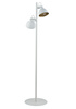 Lampa podłogowa loft metalowa biało-złota Sigma Lighting MARS 50267