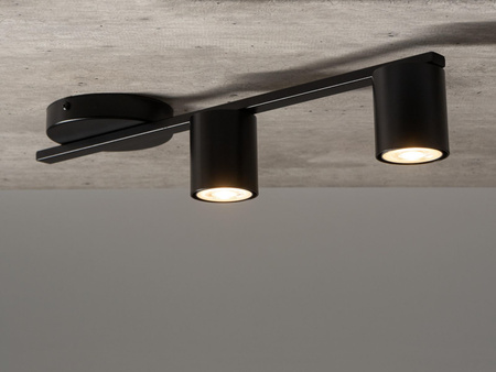 Plafon spot podwójny czarny Sigma Lighting SKY 2 33430