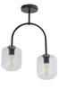 Lampa sufitowa szklana transparentna Sigma Lighting SHINE 2 32243