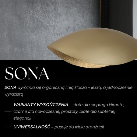 Lampa wisząca SONA złoty 41099