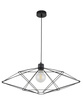 Lampa wisząca geometryczna diament czarna Sigma Lighting - VARIO L 40555