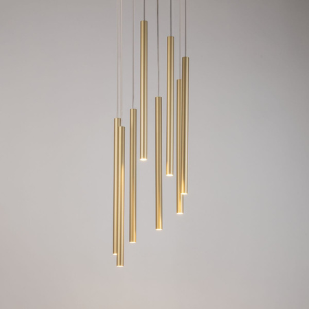 Lampa wisząca sople złota Sigma Lighting SOPEL 8 koło 33630