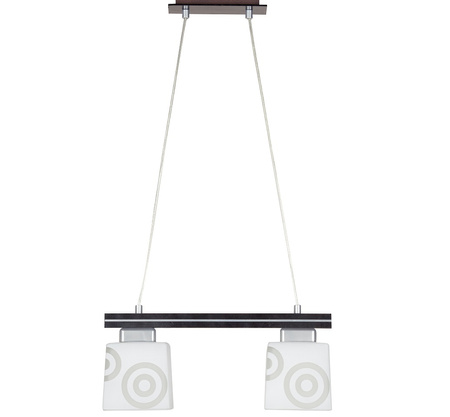 Lampa wisząca klasyczna biała wenge Sigma Lighting KUBIK 2 11102 | Wysyłka 48h